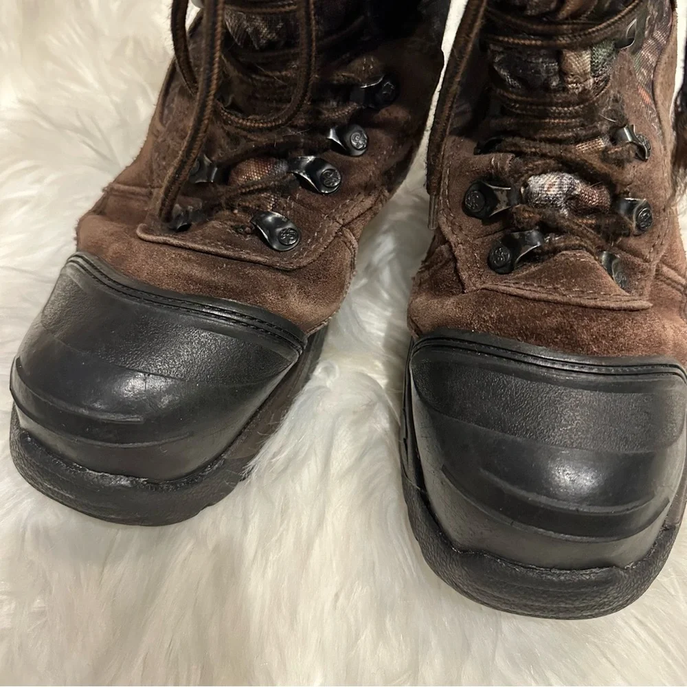 Youth Rocky Blizzard Stalker Brown Camo Boots